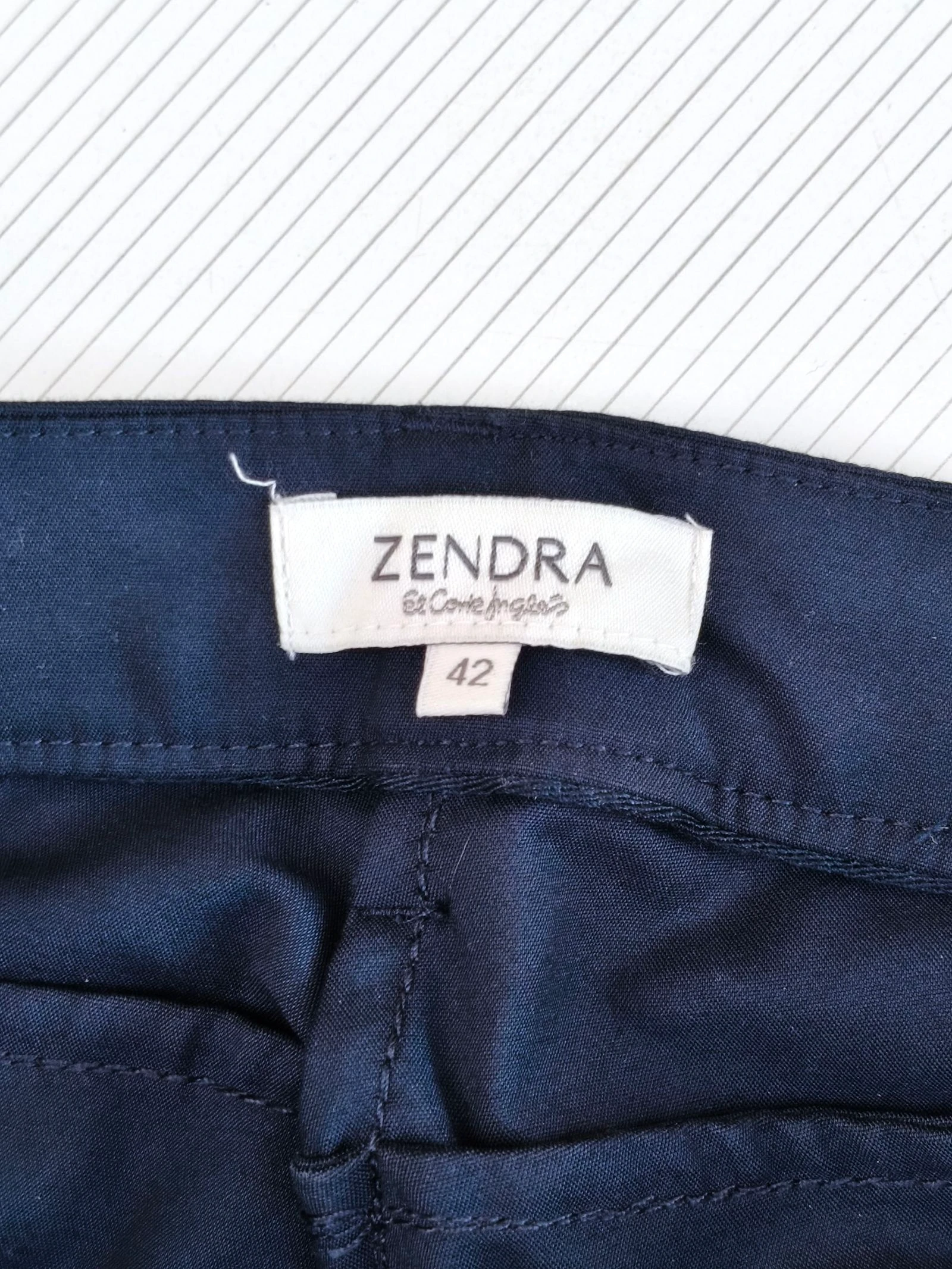 Pantalón azul marino Zendra El Corte Inglés t.42 – photo 6